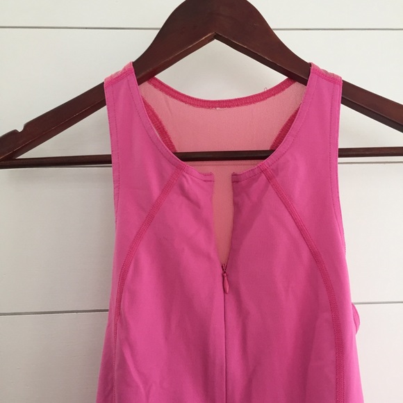 LULULEMON Racerback Run Tank w/ Zip & Back Pocket - Picture 7 of 8